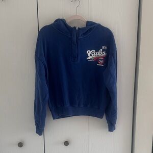 Cubs Women's Blue Hoodie